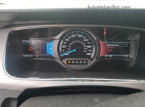 1FAHP2KT1GG143256 2016 FORD TAURUS Black Instrument cluster view