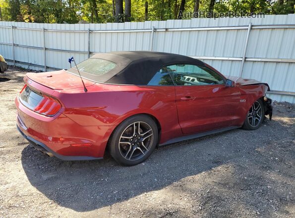 1FATP8FF3K5204869 2019 FORD MUSTANG Red Задня права чверть