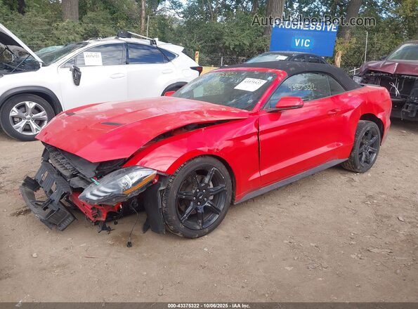 1FATP8UH1K5205278 2019 FORD MUSTANG Red Przód lewy