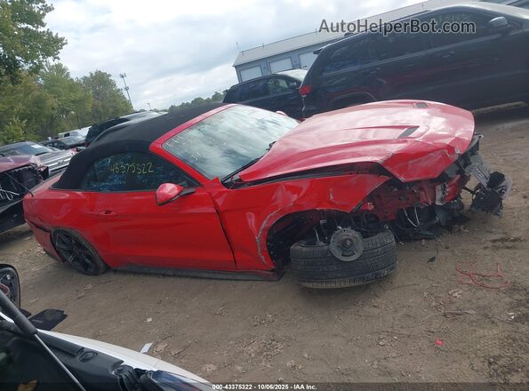 1FATP8UH1K5205278 2019 FORD MUSTANG Red Widok wnętrza 360 stopni