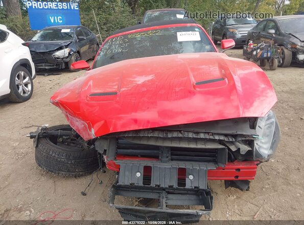 1FATP8UH1K5205278 2019 FORD MUSTANG Red Widok wnętrza z tyłu