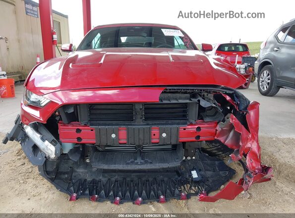 1FATP8UH2N5134953 2022 FORD MUSTANG Красный Вид задней части салона