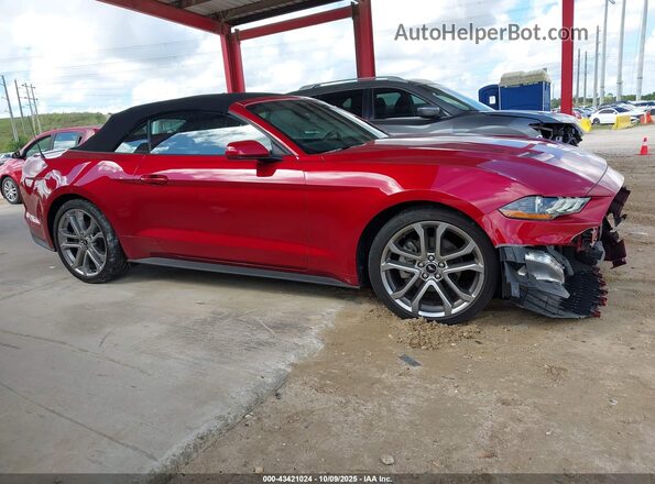 1FATP8UH2N5134953 2022 FORD MUSTANG Красный Панорамный вид салона 360°