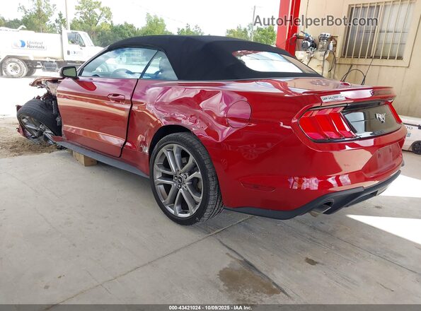 1FATP8UH2N5134953 2022 FORD MUSTANG Красный Задняя левая четверть