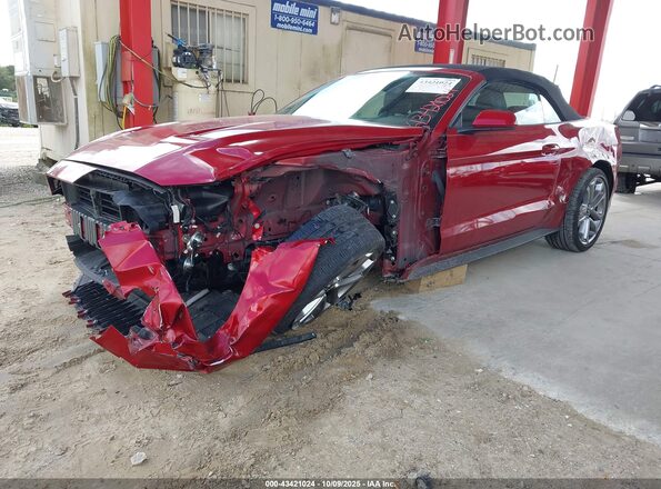 1FATP8UH2N5134953 2022 FORD MUSTANG Красный Передняя левая четверть