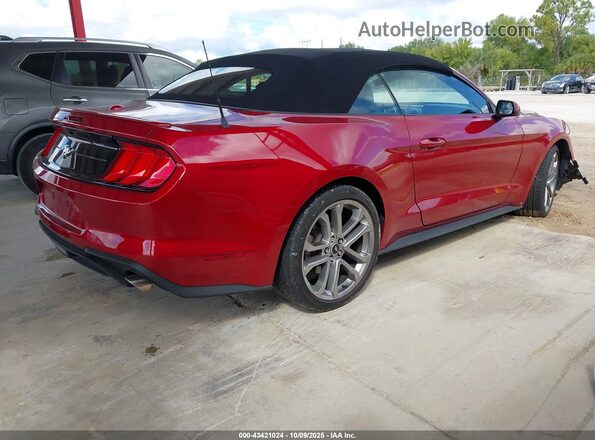 1FATP8UH2N5134953 2022 FORD MUSTANG Красный Задняя правая четверть