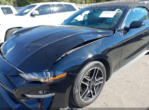 1FATP8UH3L5135056 2020 FORD MUSTANG Black Դիմացի տեսք