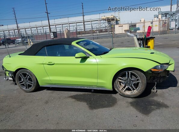 1FATP8UH3L5179848 2020 FORD MUSTANG Зеленый Панорамный вид салона 360°