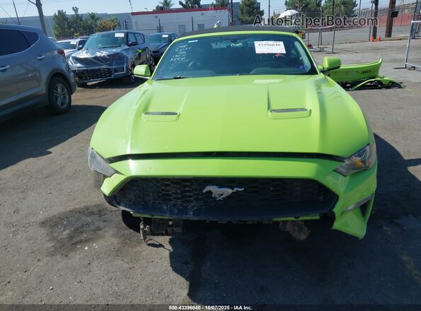 1FATP8UH3L5179848 2020 FORD MUSTANG Зеленый Вид задней части салона