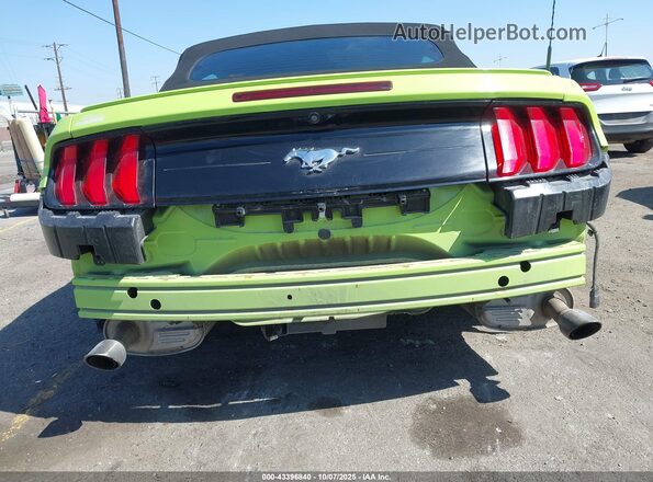 1FATP8UH3L5179848 2020 FORD MUSTANG Зеленый Вид спереди