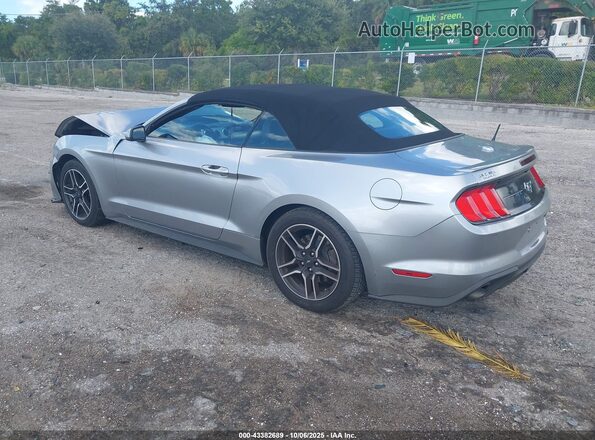 1FATP8UH5M5103954 2021 FORD MUSTANG Silver Trasero izquierdo