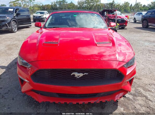 1FATP8UH6L5125640 2020 FORD MUSTANG Red Սարքավորումների վահանակի տեսք