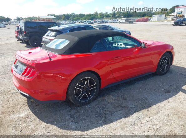 1FATP8UH6L5125640 2020 FORD MUSTANG Red Հետևի աջ