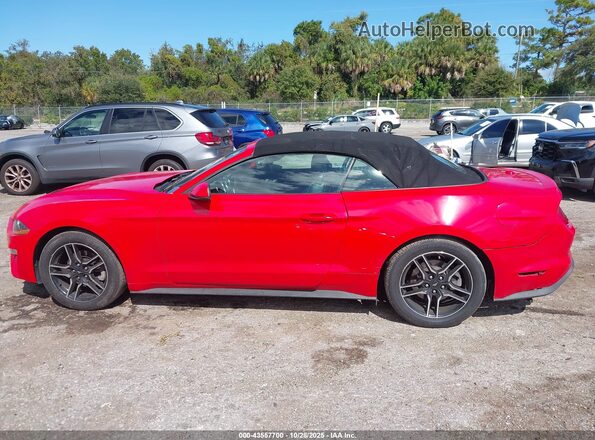 1FATP8UH6L5125640 2020 FORD MUSTANG Red Սալոնի 360 աստիճան տեսք