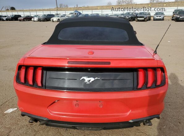 1FATP8UH7L5131575 2020 FORD MUSTANG Red უკანა ხედი