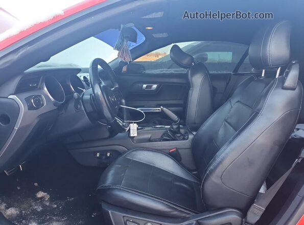 1FATP8UH7L5131575 2020 FORD MUSTANG Red წინა სალონის ხედი