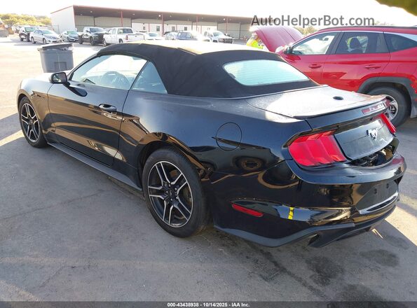 1FATP8UH8N5105666 2022 FORD MUSTANG Черный Задняя левая четверть