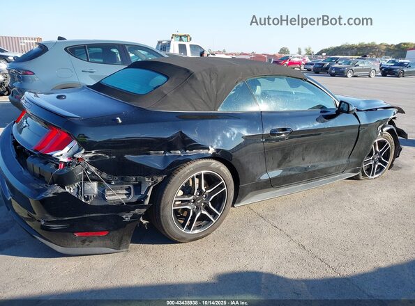 1FATP8UH8N5105666 2022 FORD MUSTANG Черный Вид спереди