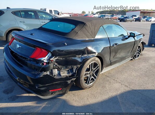 1FATP8UH8N5105666 2022 FORD MUSTANG Черный Задняя правая четверть