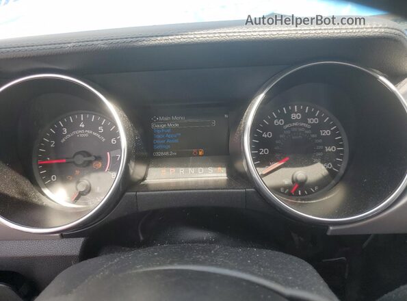 1FATP8UH9L5127673 2020 FORD MUSTANG Blue Widok zestawu wskaźników