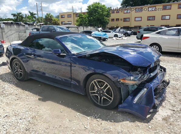 1FATP8UH9L5127673 2020 FORD MUSTANG Blue Przód prawy