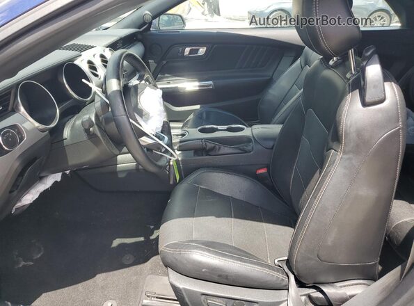 1FATP8UH9L5127673 2020 FORD MUSTANG Blue Widok wnętrza z przodu