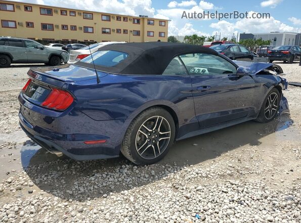1FATP8UH9L5127673 2020 FORD MUSTANG Blue Tył prawy