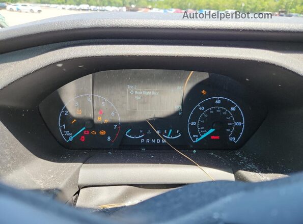 1FBAX2C8XLKA24252 2020 FORD TRANSIT White Instrument cluster view