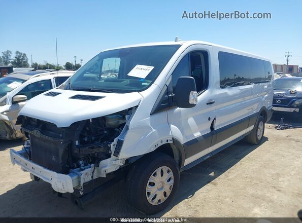 1FBAX2Y81LKA23581 2020 FORD PASSENGER White Առջևի ձախ երեք քառորդ տեսարան