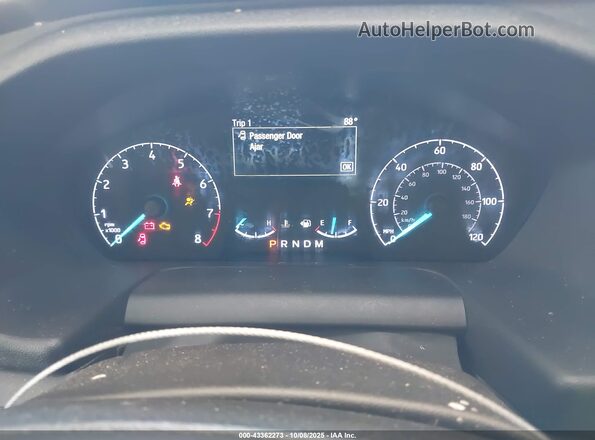 1FBAX2Y84MKA51246 2021 FORD PASSENGER White უკანა სავარძლების ხედი