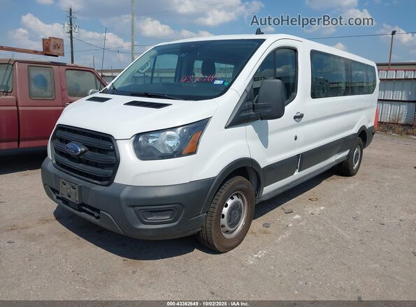1FBAX2Y87LKB59200 2020 FORD PASSENGER White Առջևի ձախ երեք քառորդ տեսարան