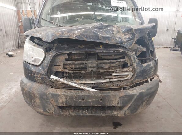 1FBZX2YM5GKA53382 2016 FORD TRANSIT-350 Blue Front view