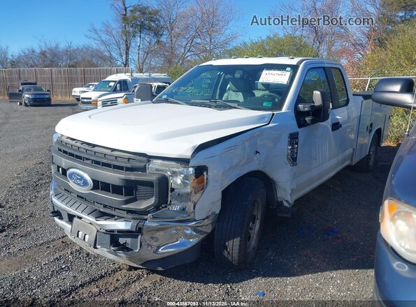 1FD7X2A66LEC55456 2020 FORD F-250 White Vista tres cuartos delantera izquierda