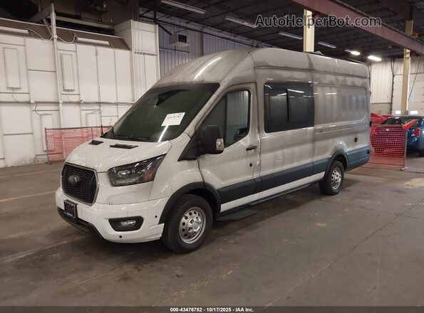 1FDBF8XG5SKA75756 2025 FORD TRANSIT-350 White წინა მარცხენა ხედი სამი მეოთხედიდან
