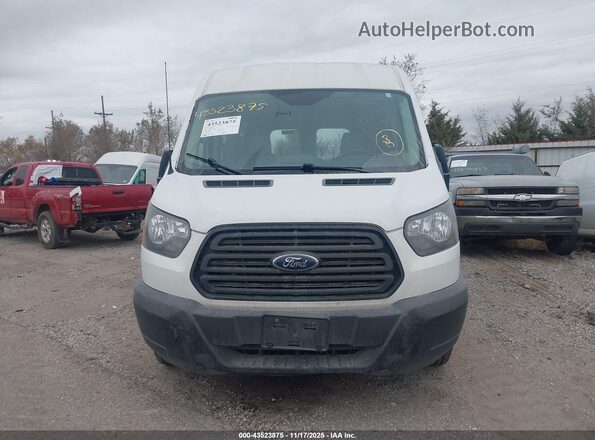 1FDZX2CM2KKB61174 2019 FORD TRANSIT-350 White ხელსაწყოთა პანელის ხედი