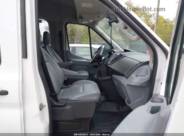 1FDZX2CM2KKB61174 2019 FORD TRANSIT-350 White წინა სალონის ხედი