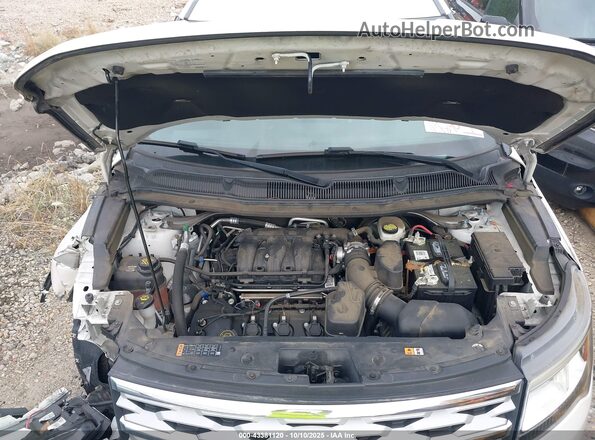 1FM5K7D80KGB03451 2019 FORD FORD EXPLORER White უკანა ხედი