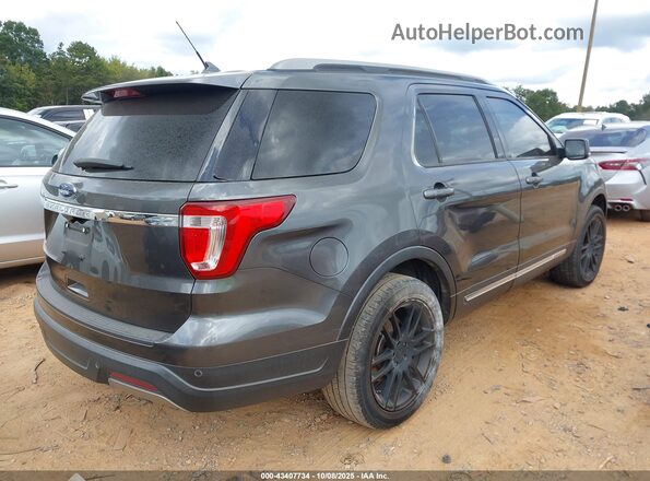 1FM5K7D82KGA60599 2019 FORD FORD EXPLORER Gray Trasero derecho