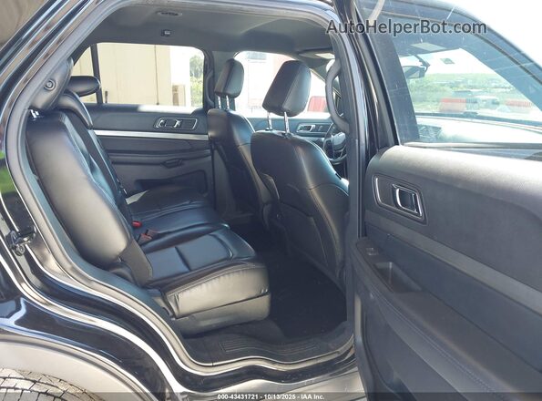 1FM5K7D88KGA50630 2019 FORD FORD EXPLORER Black Widok naklejki z numerem VIN