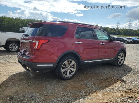1FM5K7F83KGA64139 2019 FORD FORD EXPLORER Red Rear right