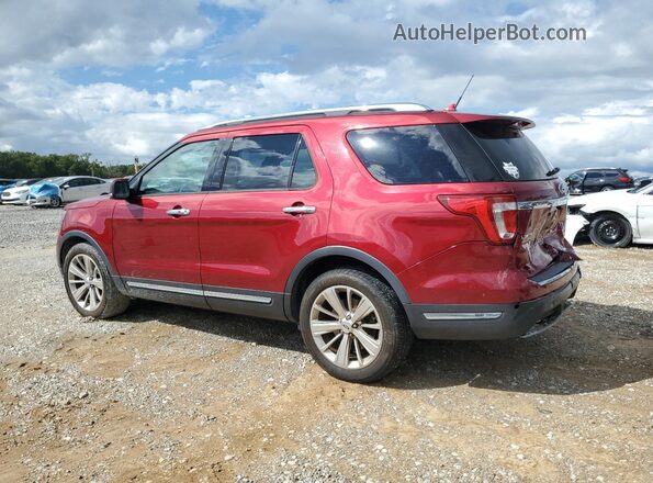 1FM5K7F83KGA64139 2019 FORD FORD EXPLORER Red Rear left