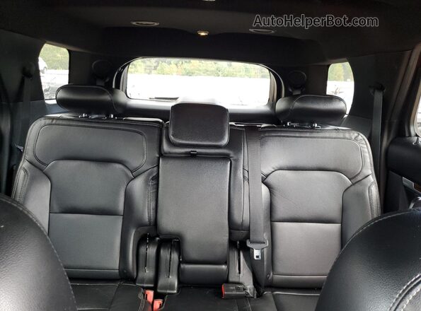 1FM5K7F83KGA64139 2019 FORD FORD EXPLORER Red Rear seats view