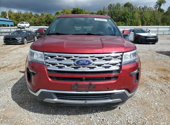1FM5K7F83KGA64139 2019 FORD FORD EXPLORER Red Front view