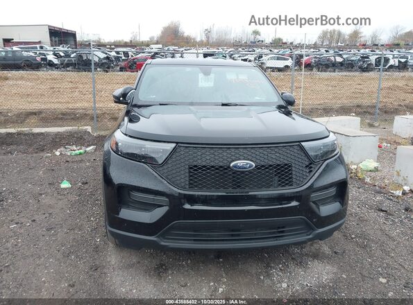 1FM5K8AB0MGA64868 2021 FORD POLICE INTERCEPTOR Black Widok z przodu