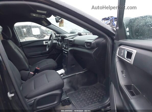 1FM5K8AB0MGA64868 2021 FORD POLICE INTERCEPTOR Black Widok wnętrza z przodu