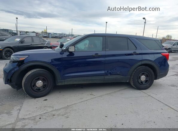 1FM5K8AB0MGB72097 2021 FORD POLICE INTERCEPTOR Blue Widok wnętrza 360 stopni