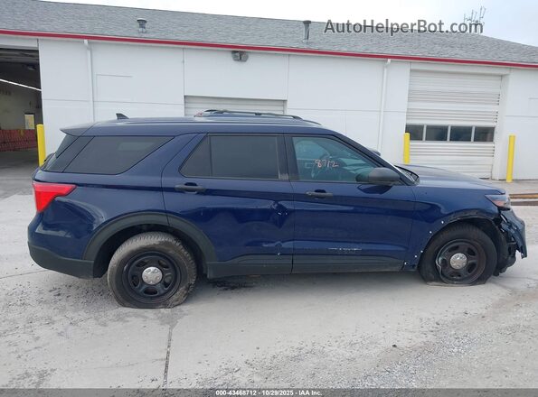 1FM5K8AB0MGB72097 2021 FORD POLICE INTERCEPTOR Blue Widok wnętrza z tyłu