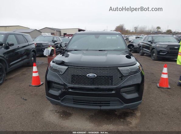1FM5K8AB1LGA19243 2020 FORD POLICE INTERCEPTOR Black Вид щитка приладів