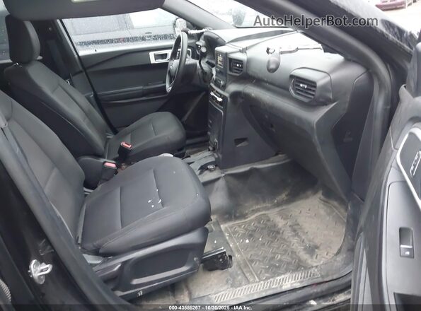 1FM5K8AB1LGA19243 2020 FORD POLICE INTERCEPTOR Black Вид салону спереду