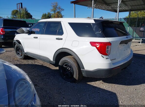 1FM5K8AB1LGC68383 2020 FORD POLICE INTERCEPTOR White Задня ліва чверть